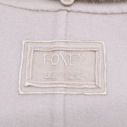 FOXEY フォクシー 新品同様 43640 ミンクファー カシミヤ100 コート