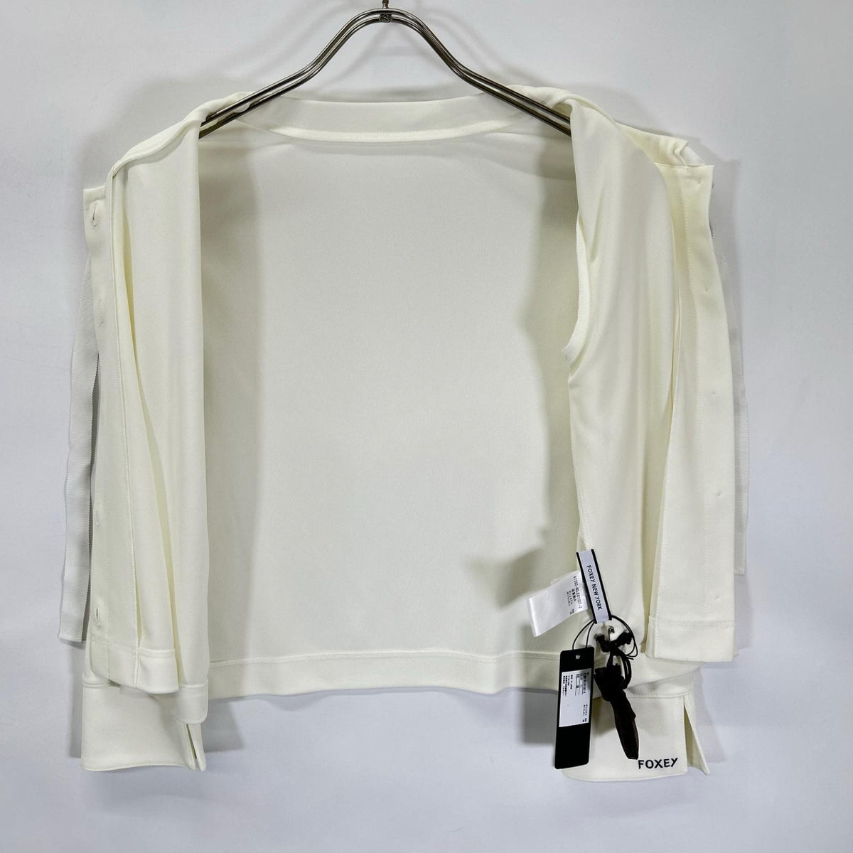 FOXEY NEW YORK フォクシーニューヨーク 41392 オフホワイト Lady Bow レディボウカーディガン トップス