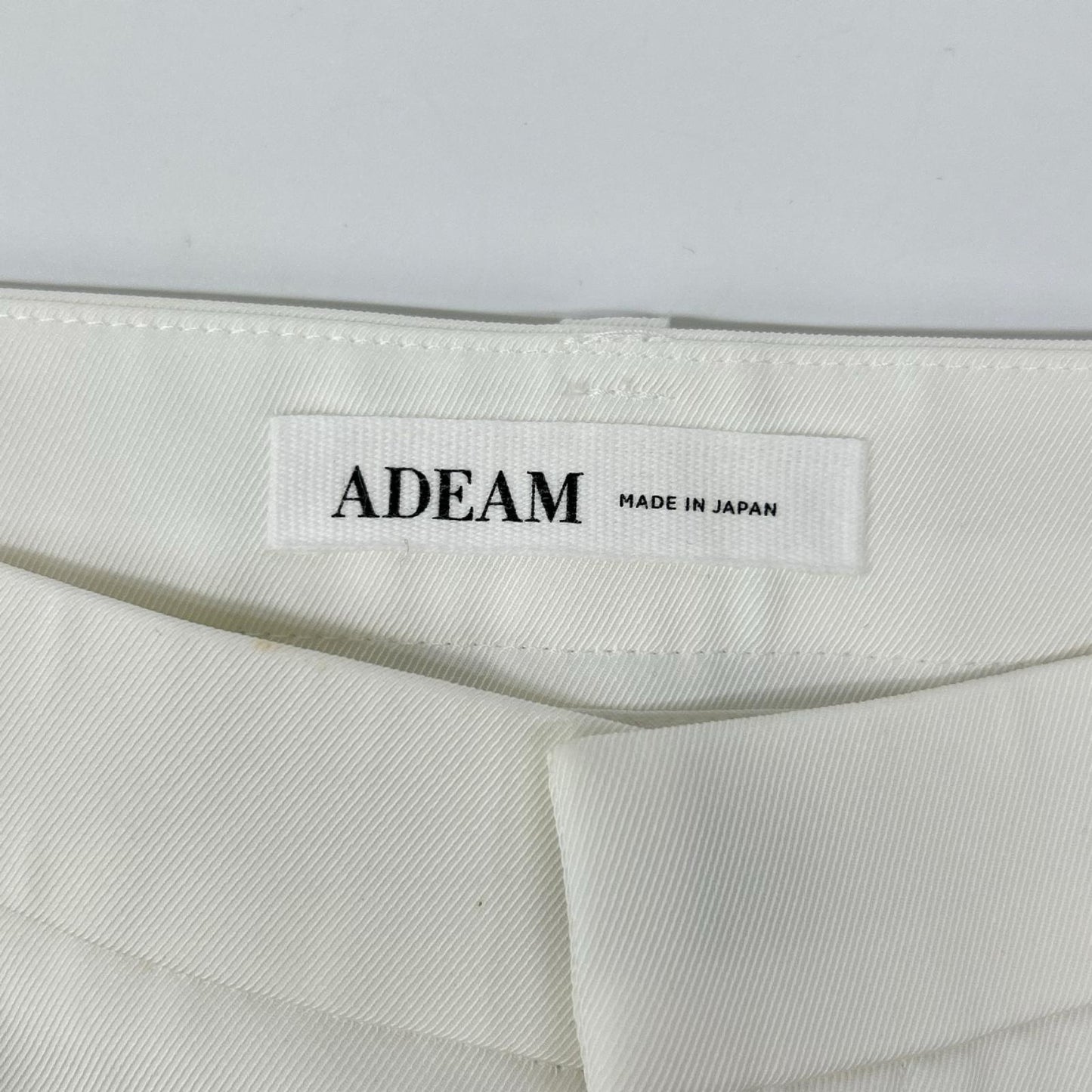 ADEAM アディアム 43615 ホワイト クロップドパンツ ボトムス