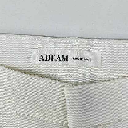 ADEAM Adeam 43615 White Cropped Pants Bottoms