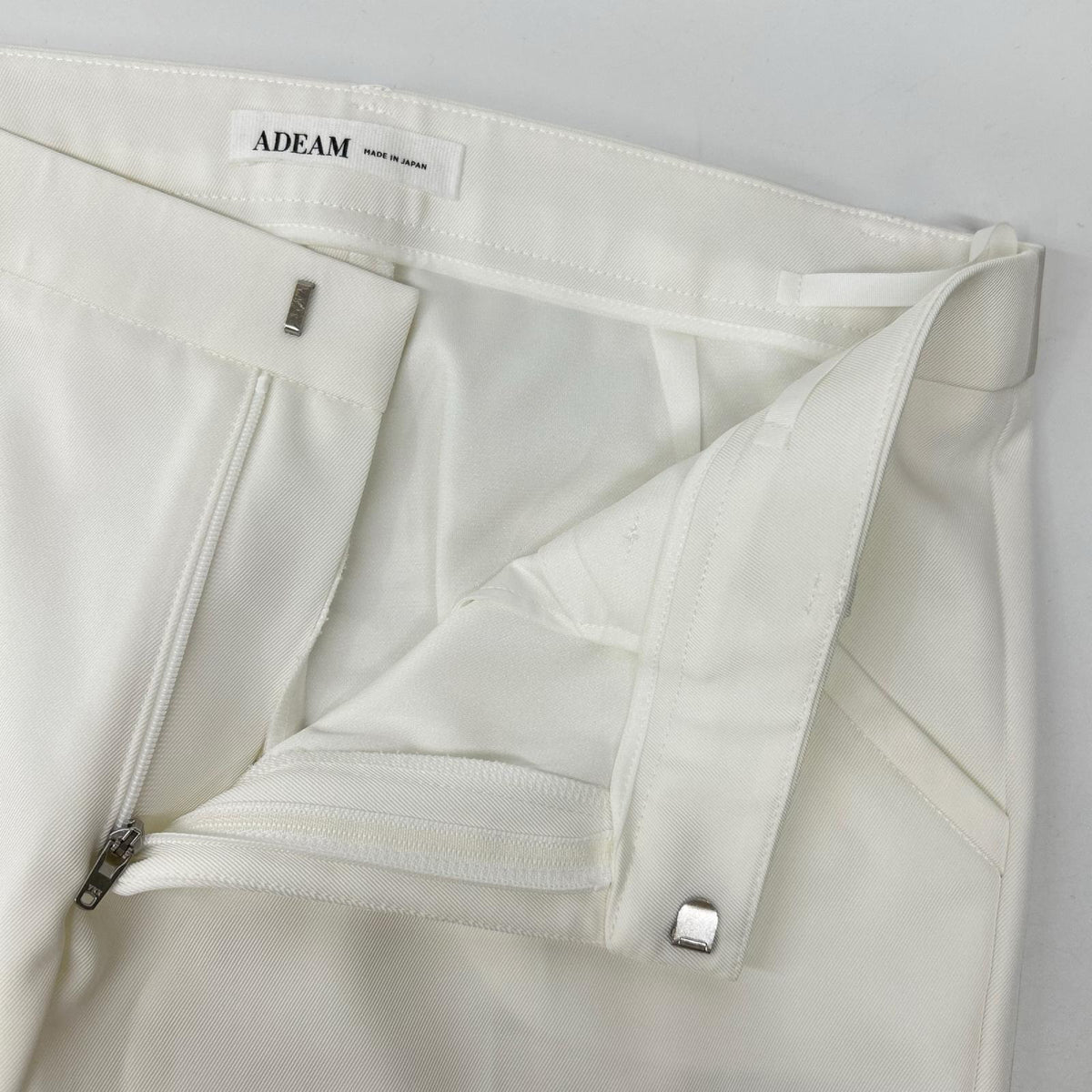 ADEAM Adeam 43615 White Cropped Pants Bottoms