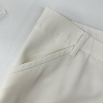 ADEAM Adeam 43615 White Cropped Pants Bottoms