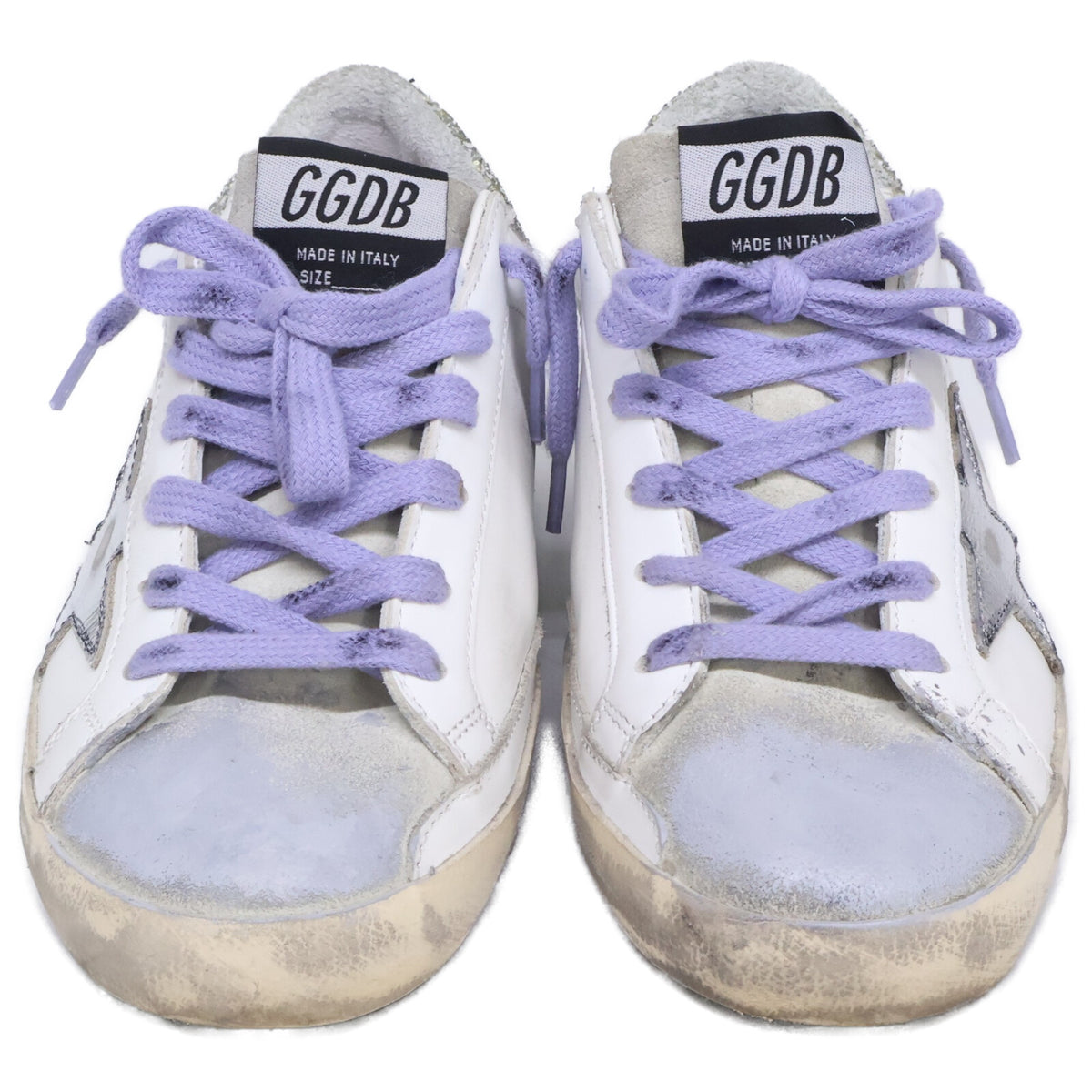 GOLDEN GOOSE ゴールデングース 【新品同様】GWF00102.F001620.10636 SUPERSTAR CLASSIC WITH LIST スーパースター USED加工 スニーカー シューズ