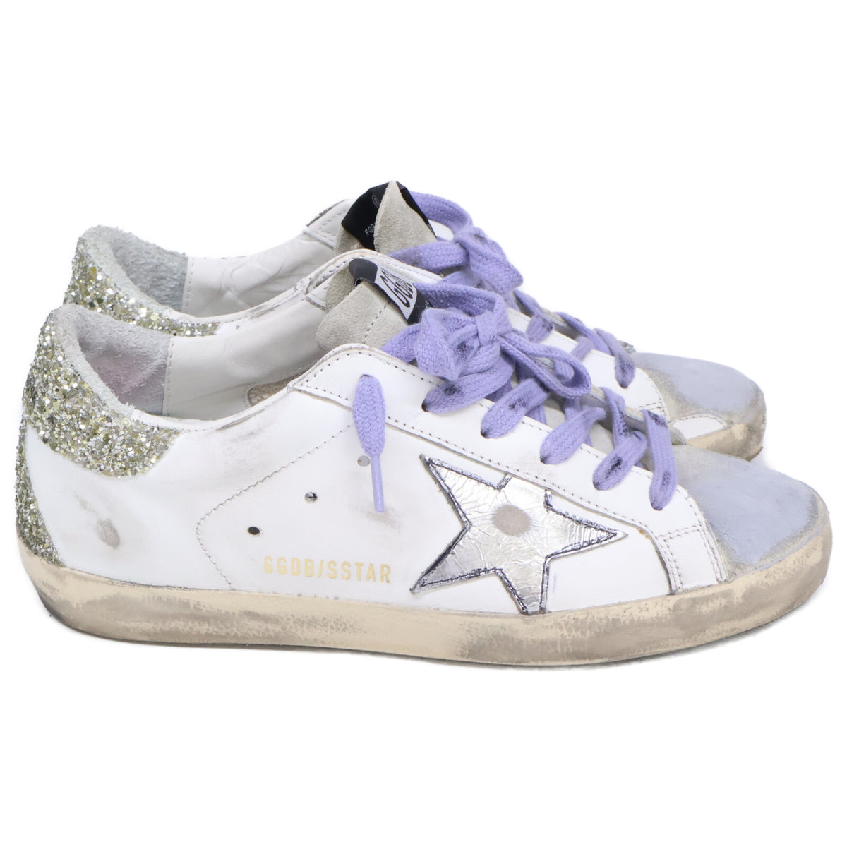 GOLDEN GOOSE ゴールデングース 【新品同様】GWF00102.F001620.10636 SUPERSTAR CLASSIC WITH LIST スーパースター USED加工 スニーカー シューズ