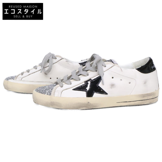 GOLDEN GOOSE ゴールデングース 【新品同様】GWF00101.F005345.10238 ダメージ加工 SUPERSTAR スーパースター ローカットスニーカー シューズ