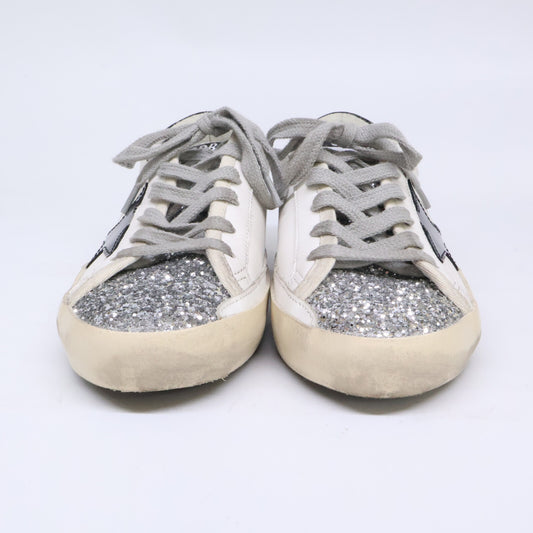 GOLDEN GOOSE ゴールデングース 【新品同様】GWF00101.F005345.10238 Distressed SUPERSTAR スーパースター Low-Top Sneakers Shoes