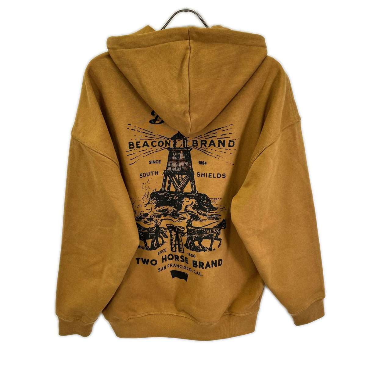 Barbour バブアー ×リーバイス 252MOL0720 ブラウン graphic hoodie パーカー トップス