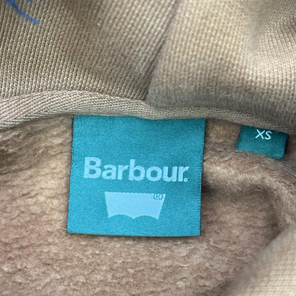 Barbour バブアー ×リーバイス 252MOL0720 ブラウン graphic hoodie パーカー トップス