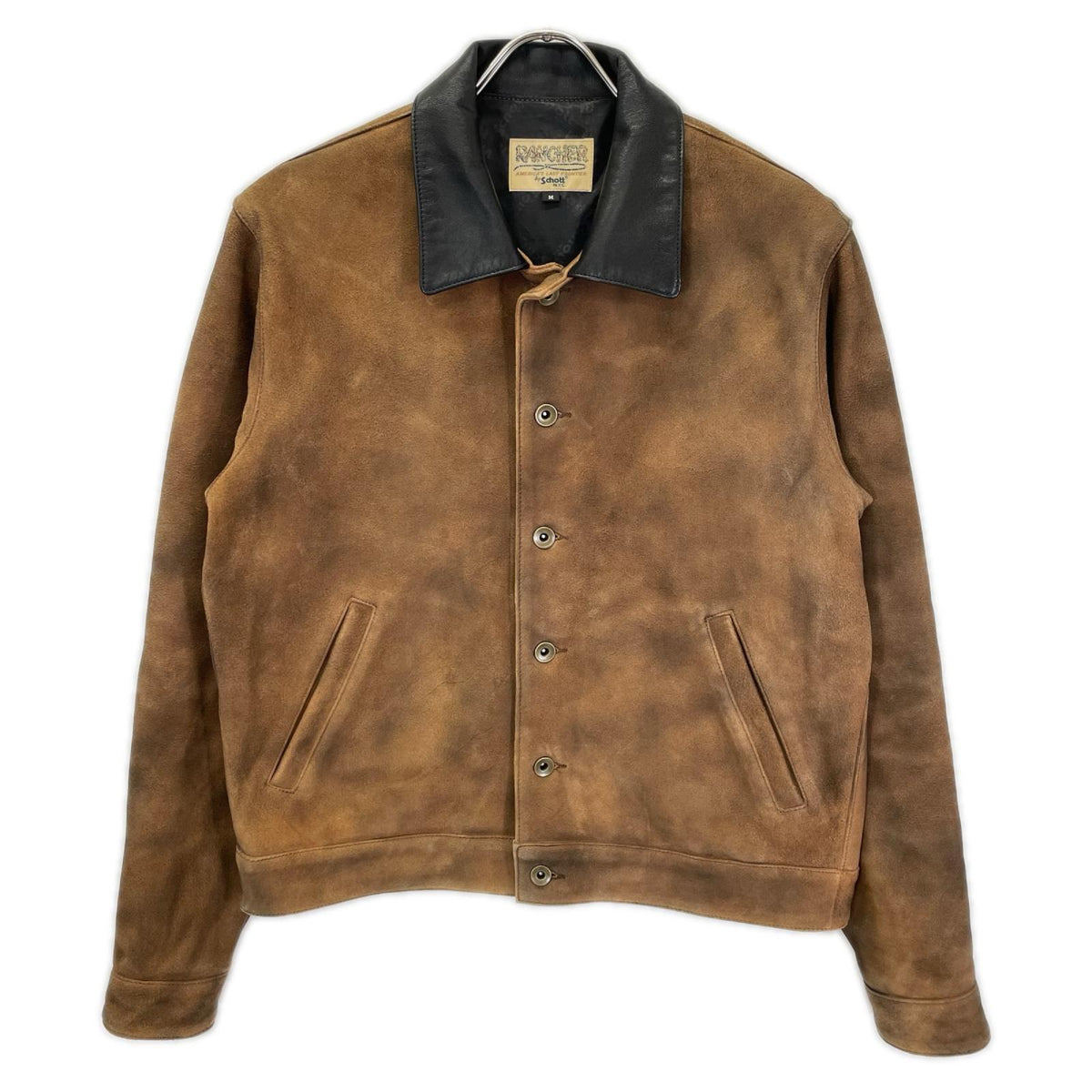 schott ショット 782-5250009 ブラウン NEWBIE SUEDE LEATHER JACKET ジャケット