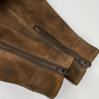 schott ショット 782-5250009 ブラウン NEWBIE SUEDE LEATHER JACKET ジャケット