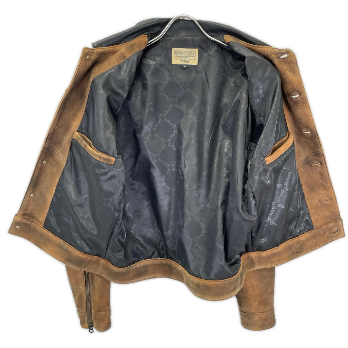 schott ショット 782-5250009 ブラウン NEWBIE SUEDE LEATHER JACKET ジャケット