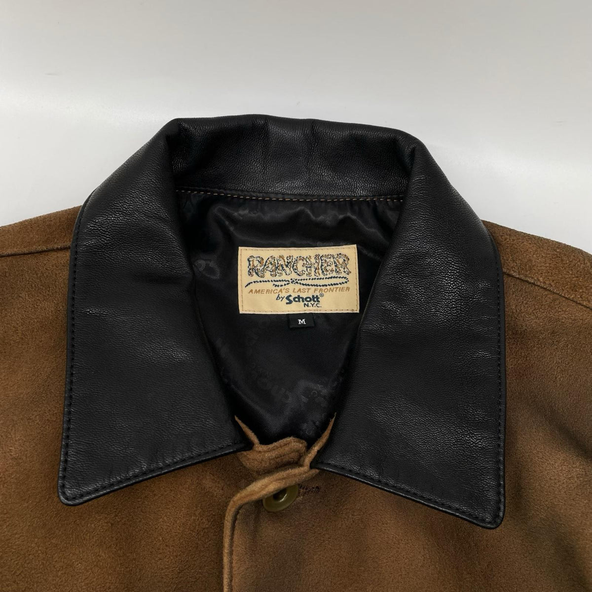 schott ショット 782-5250009 ブラウン NEWBIE SUEDE LEATHER JACKET ジャケット