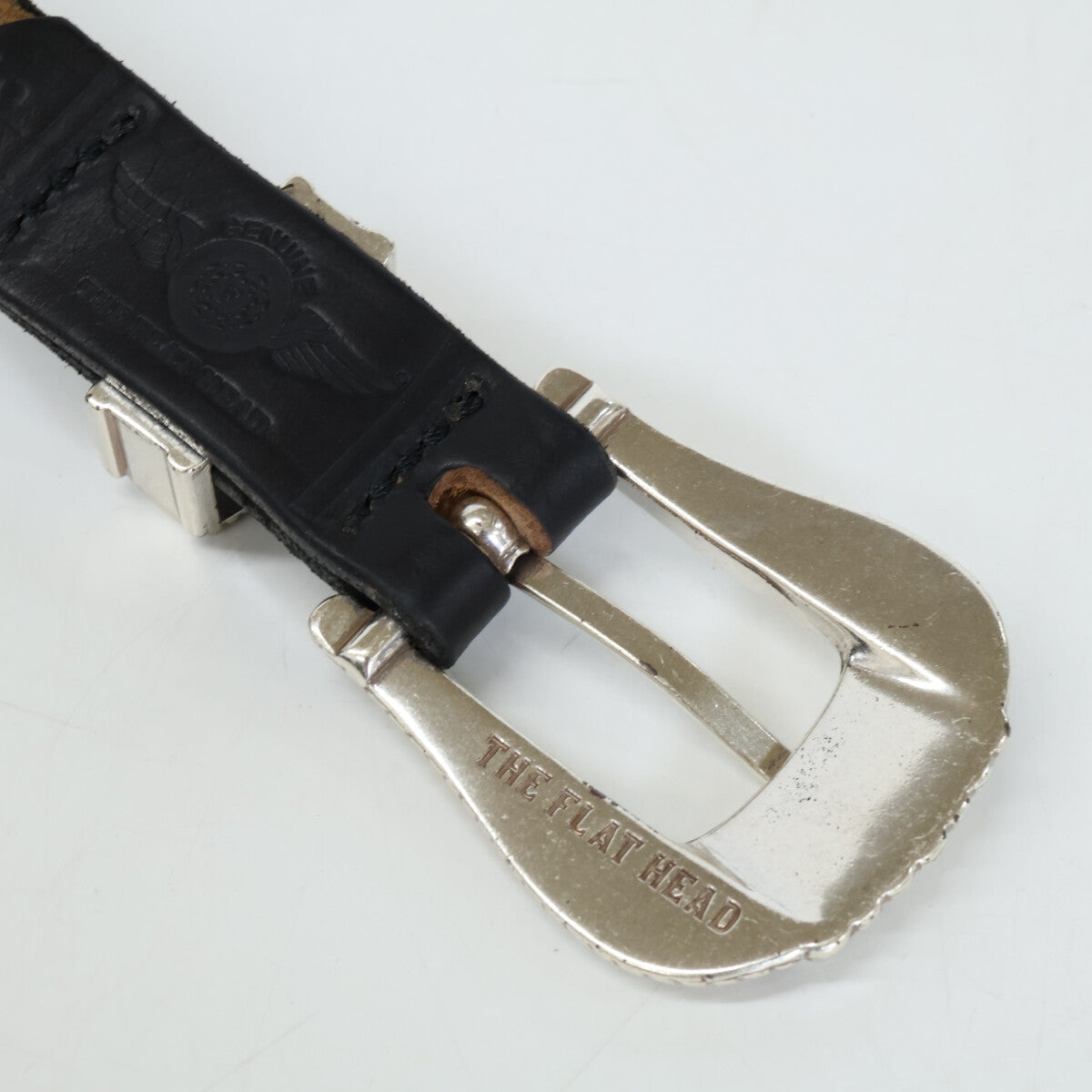 THE FLAT HEAD ザ フラットヘッド クロムエクセルレザー ウエスタン ベルト