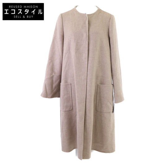 FOXEY BOUTIQUE フォクシーブティック 41383 Magnolia マグノリア ストール付 カシミヤ ノーカラー コート