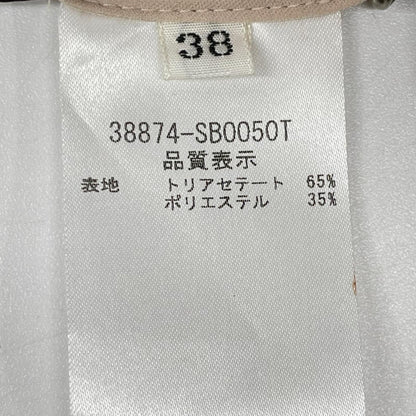 FOXEY フォクシー 38874 ベージュ リボンタイ ノースリーブブラウス トップス