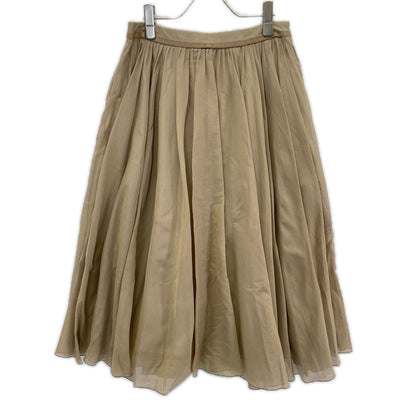 FOXEY フォクシー 40950 ベージュ Skirt Sheer Circular/シアーサーキュラースカート スカート