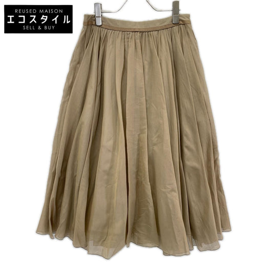 FOXEY フォクシー 40950 ベージュ Skirt Sheer Circular/シアーサーキュラースカート スカート
