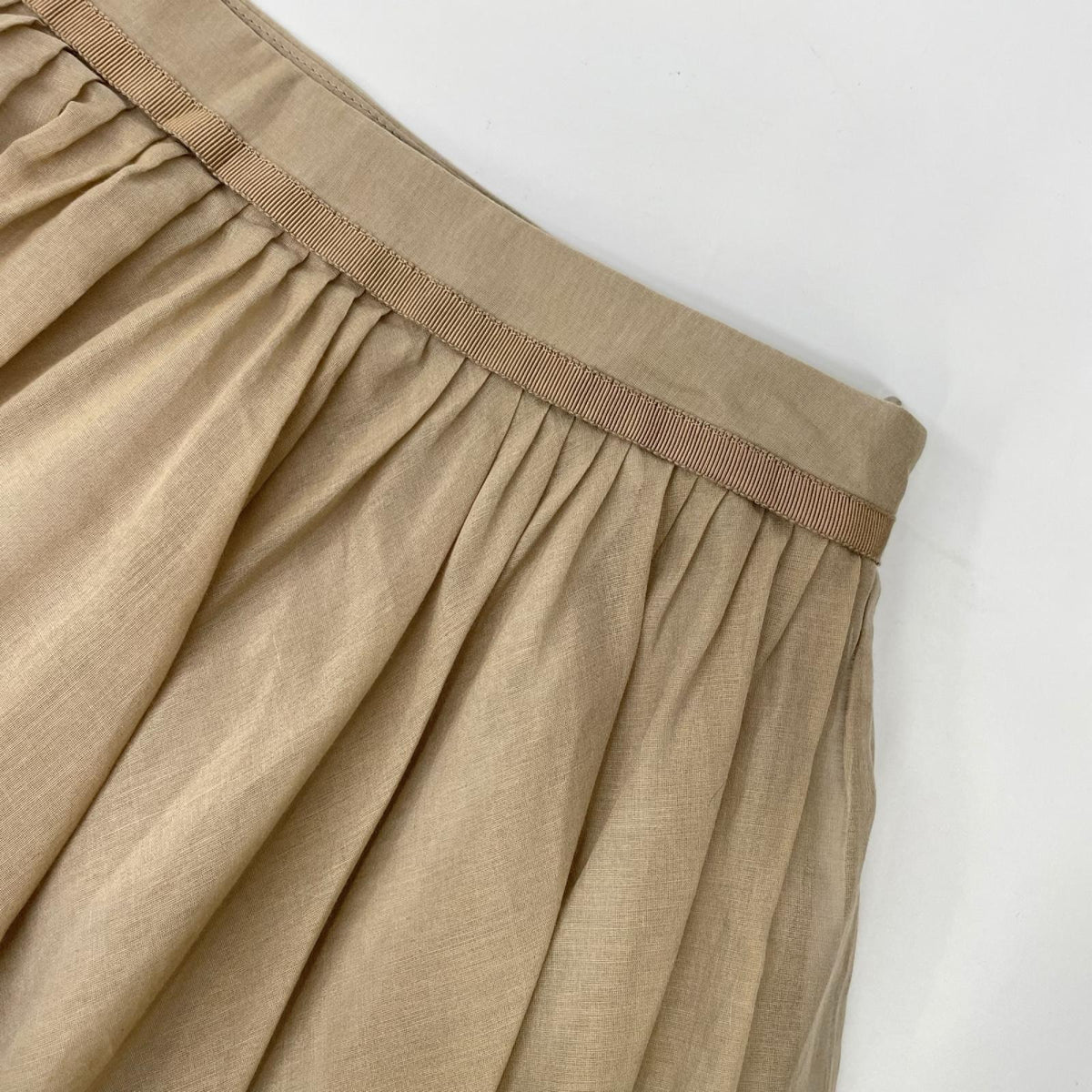 FOXEY フォクシー 40950 ベージュ Skirt Sheer Circular/シアーサーキュラースカート スカート