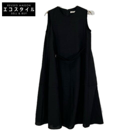 ADEAM アディアム 45090 ブラック Belted Parachute Dress/ベルテッドパラシュートドレス ワンピース ワンピース