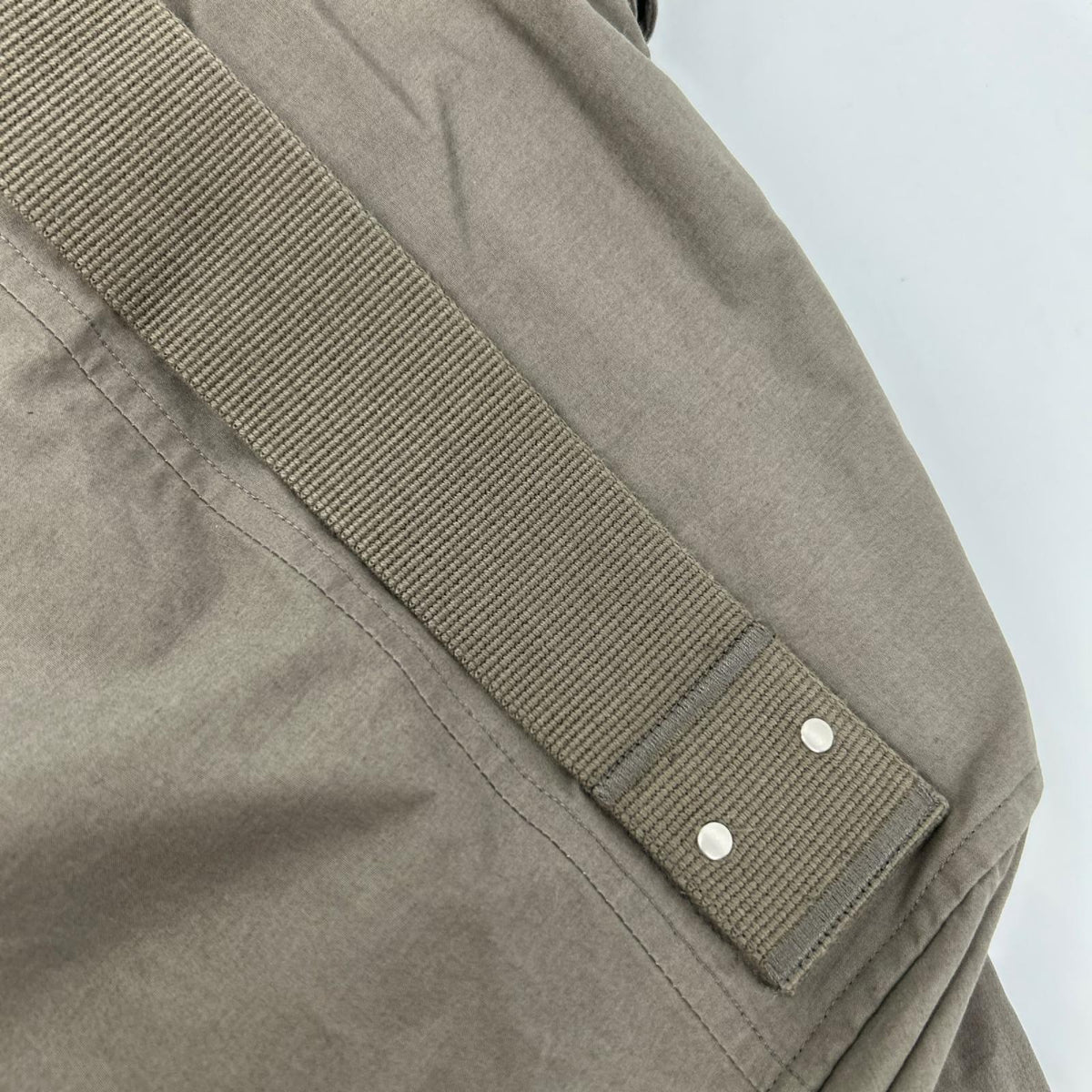 Rick Owens リックオウエンス 25SS RP01E7240P ブラウン CROPPED OUTERSHIRT/クロップドシャツ トップス