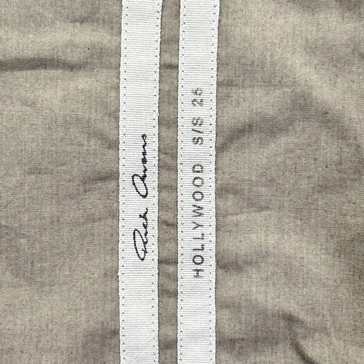Rick Owens リックオウエンス 25SS RP01E7240P ブラウン CROPPED OUTERSHIRT/クロップドシャツ トップス