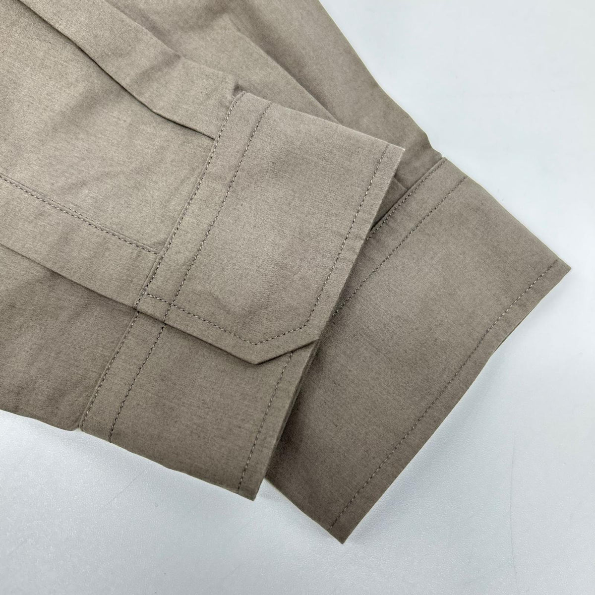 Rick Owens リックオウエンス 25SS RP01E7240P ブラウン CROPPED OUTERSHIRT/クロップドシャツ トップス