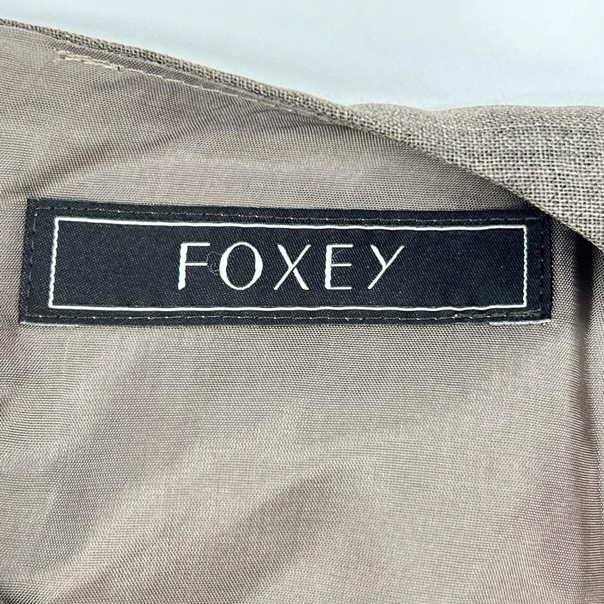 FOXEY フォクシー 26SS 36786 Rythme リズム ブラウン ノースリーブワンピース ワンピース