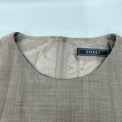 FOXEY フォクシー 26SS 36786 Rythme リズム ブラウン ノースリーブワンピース ワンピース