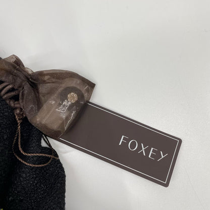 FOXEY フォクシー 43796 ブラック Epoca エポカ ビジュー釦 ツイードフレアスカート スカート
