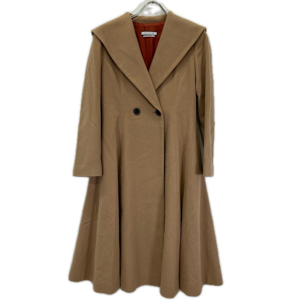 FOXEY NEW YORK フォクシーニューヨーク 38940 カシミヤ100 キャメルカラー コート コート