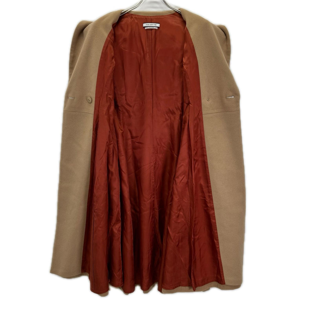 FOXEY NEW YORK フォクシーニューヨーク 38940 カシミヤ100 キャメルカラー コート コート