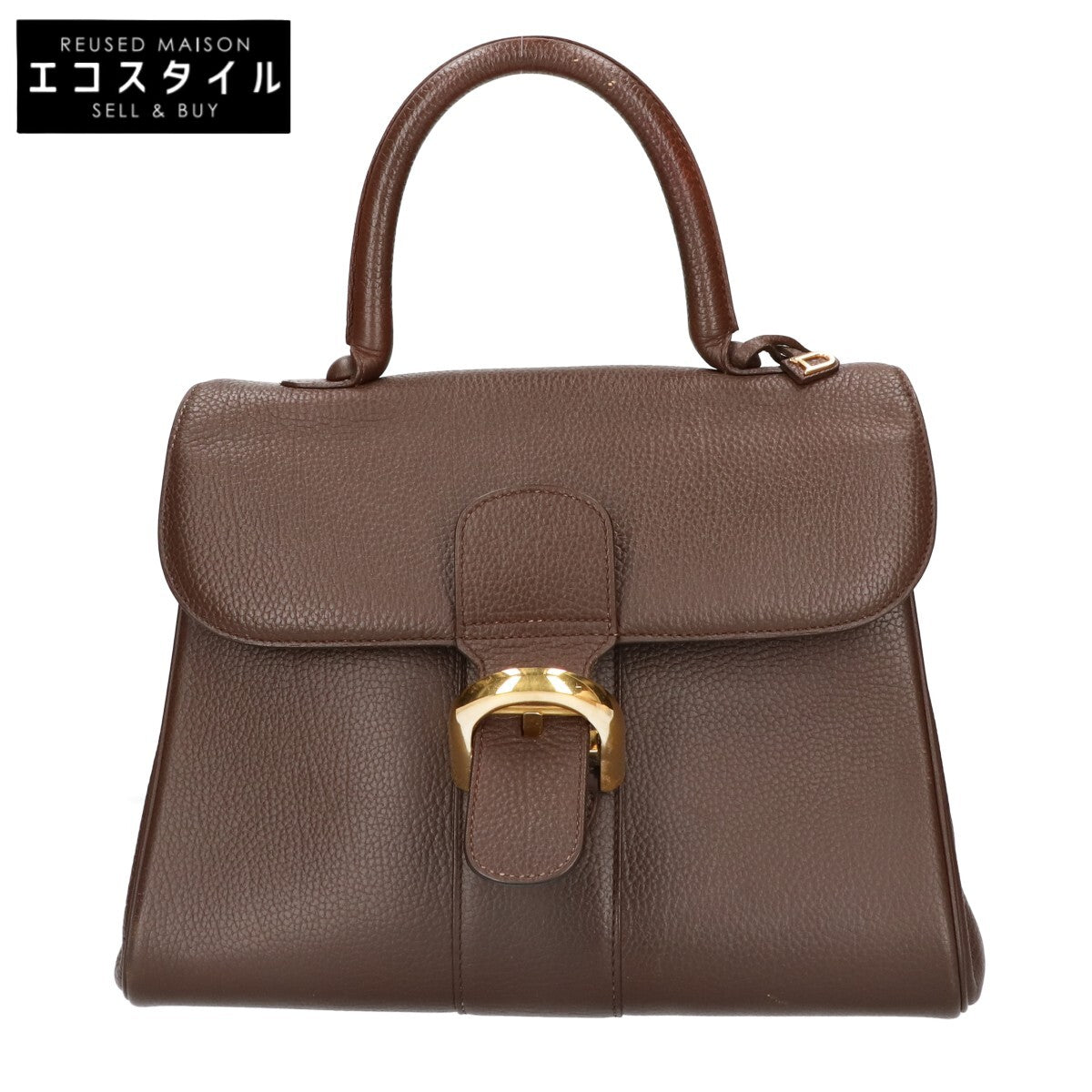 DELVAUX デルヴォー ブリヨンPM グレインレザー ハンドバッグ