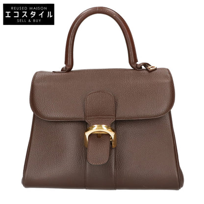 DELVAUX デルヴォー ブリヨンPM グレインレザー ハンドバッグ
