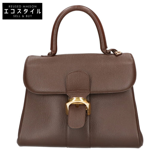 DELVAUX デルヴォー ブリヨンPM グレインレザー ハンドバッグ