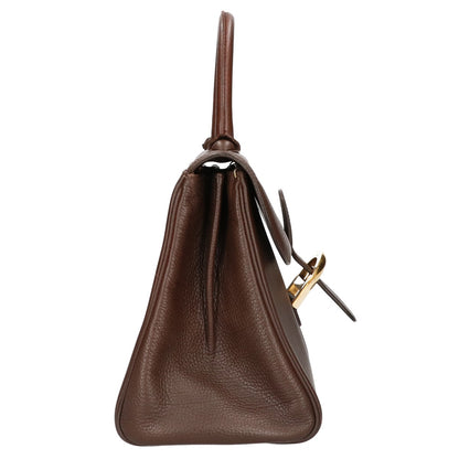 DELVAUX デルヴォー ブリヨンPM グレインレザー ハンドバッグ