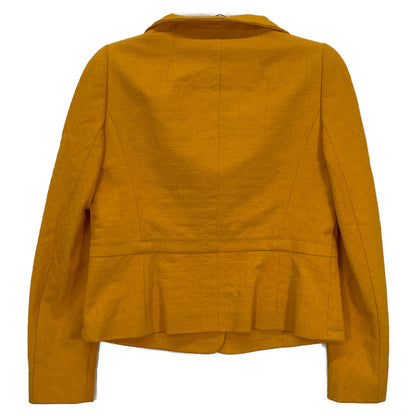 ESCADA Orange Gold Button Wide Collar Jacket 38 Ladies
