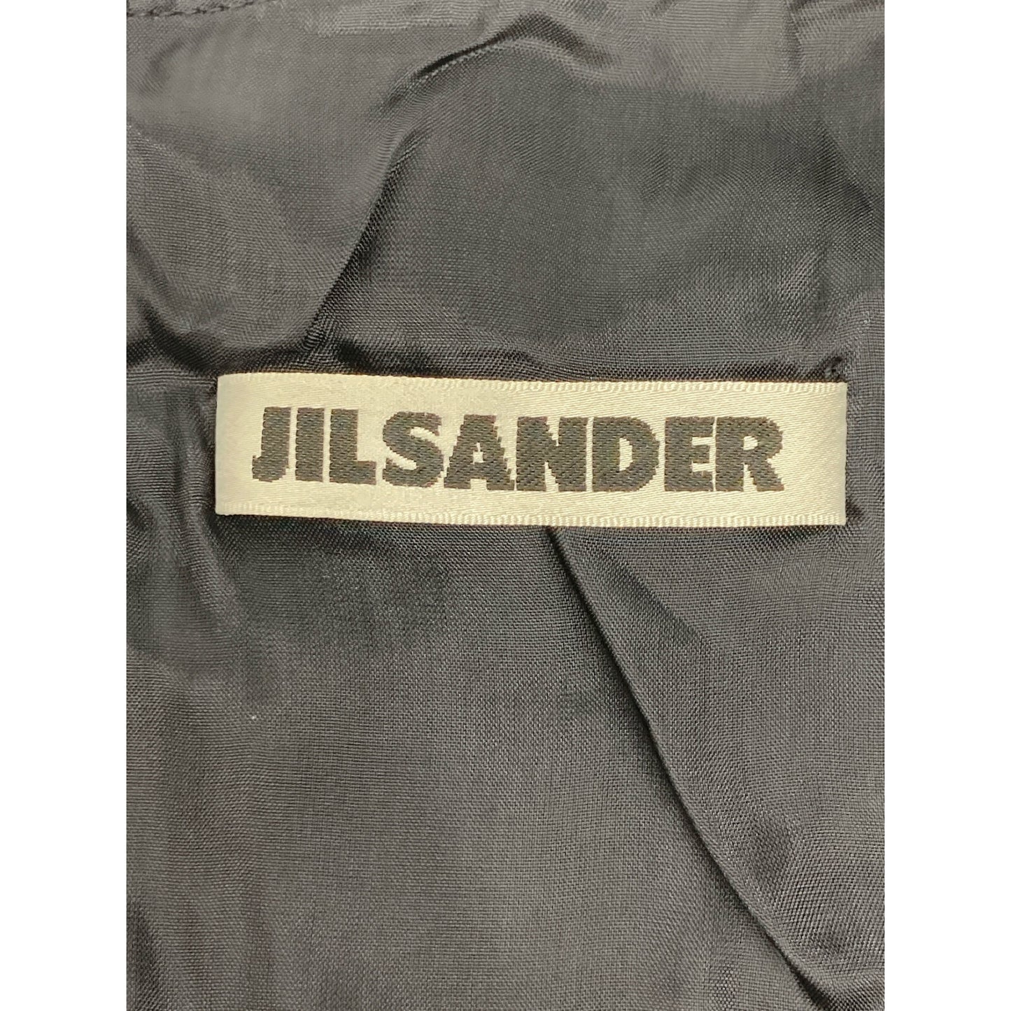 JIL SANDER navy wool sleeveless dress 36 ladies