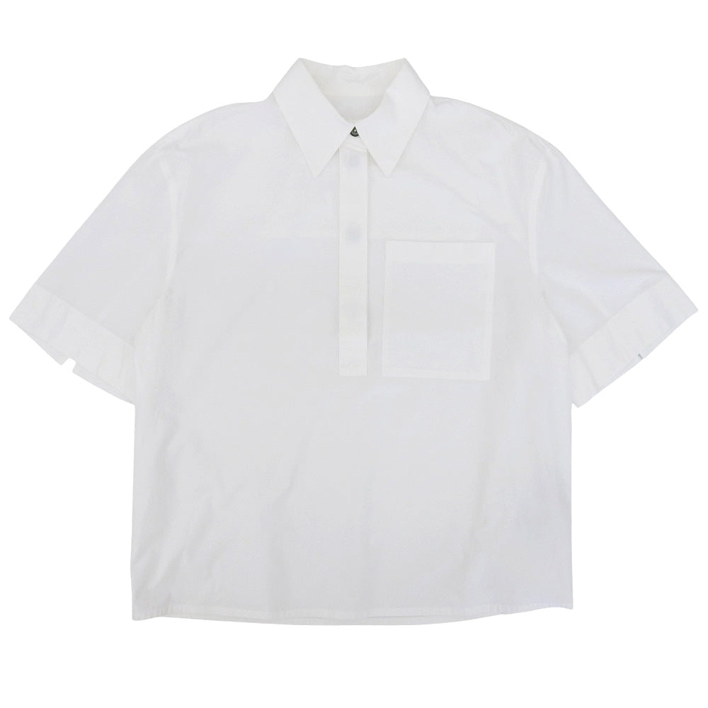 JIL SANDER+ Excellent Condition Box Silhouette Pullover Shirt Top Women's White S 24 J40DL0134 Tops