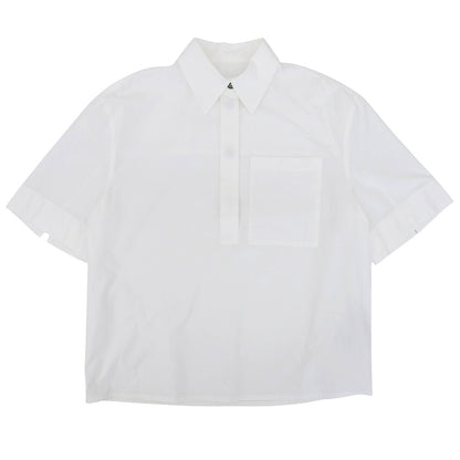 JIL SANDER+ Excellent Condition Box Silhouette Pullover Shirt Top Women's White S 24 J40DL0134 Tops