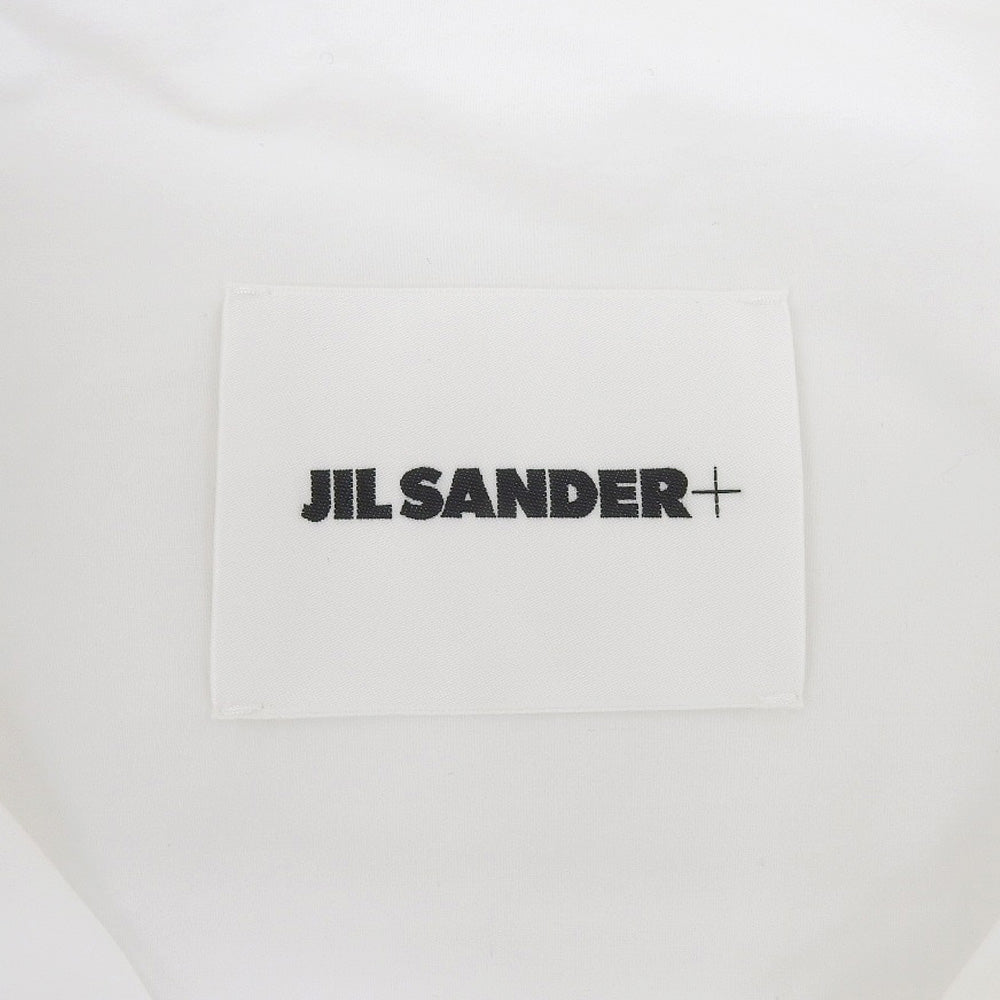 ジルサンダープラス 美品 ボックス シルエット プルオーバー シャツ トップス レディース ホワイト S 24年 J40DL0134 S JIL SANDER（ジルサンダー） 長袖 Tシャツ J02GC0107 J45047 J45148