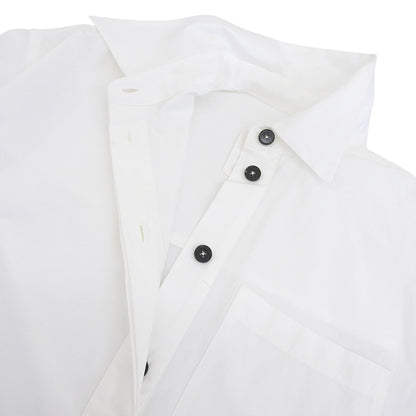 JIL SANDER+ Excellent Condition Box Silhouette Pullover Shirt Top Women's White S 24 J40DL0134 Tops