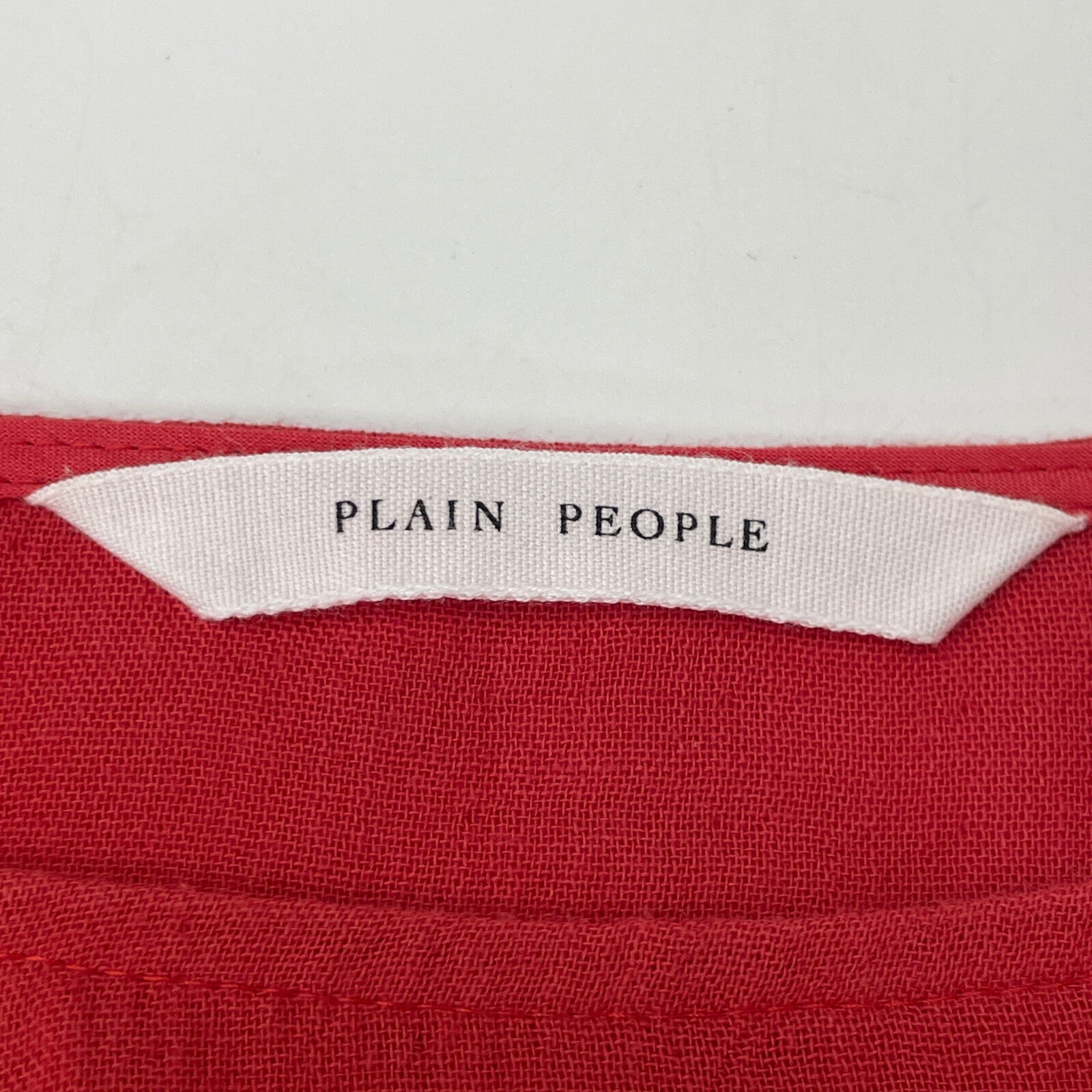 PLAIN PEOPLE 普林皮尔 红色 纯棉双层纱布蓬松连衣裙 连衣裙 2 女士