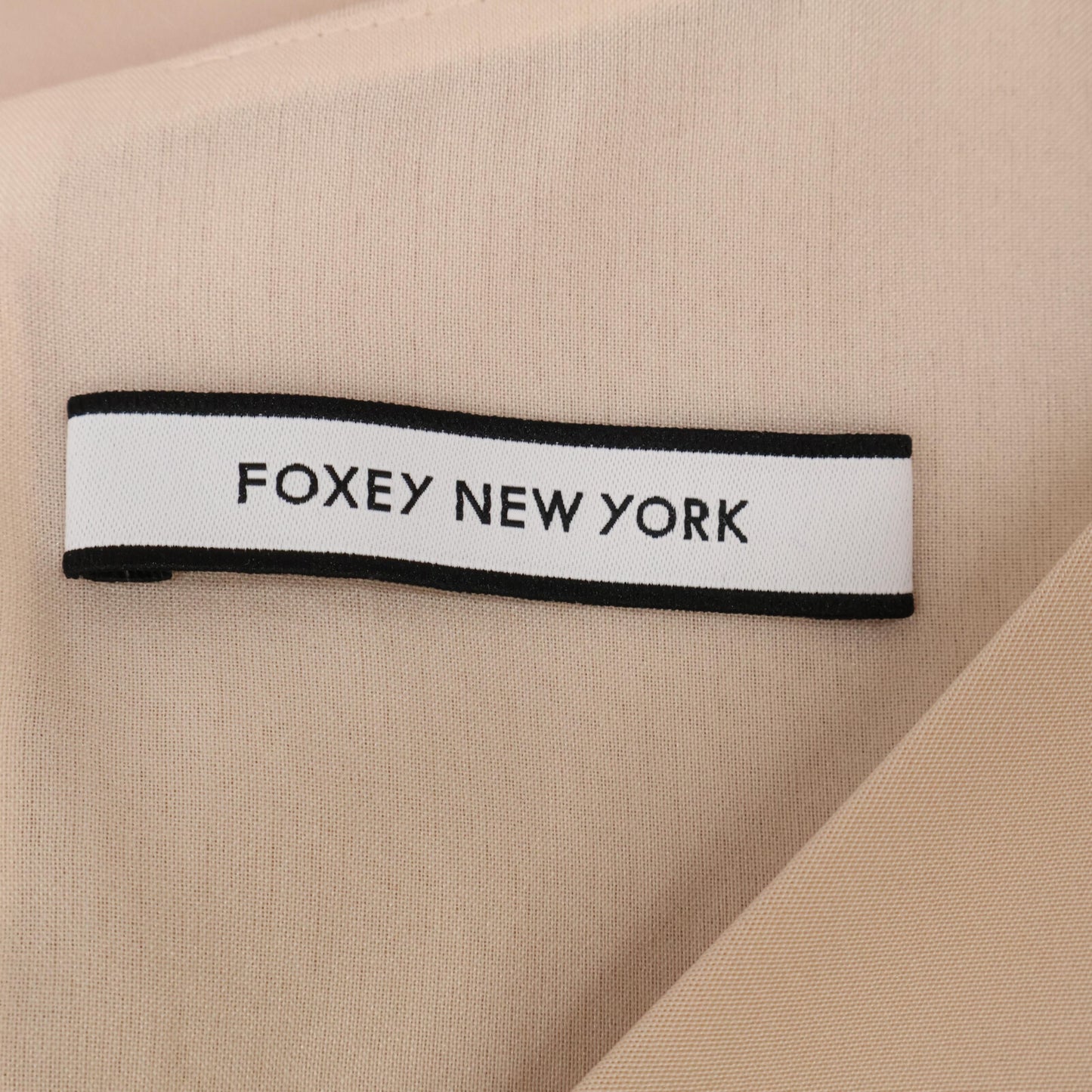 FOXEY NEW YORK 福克斯纽约 米色 37801 弹力罗缎连衣裙 连衣裙 38 女士