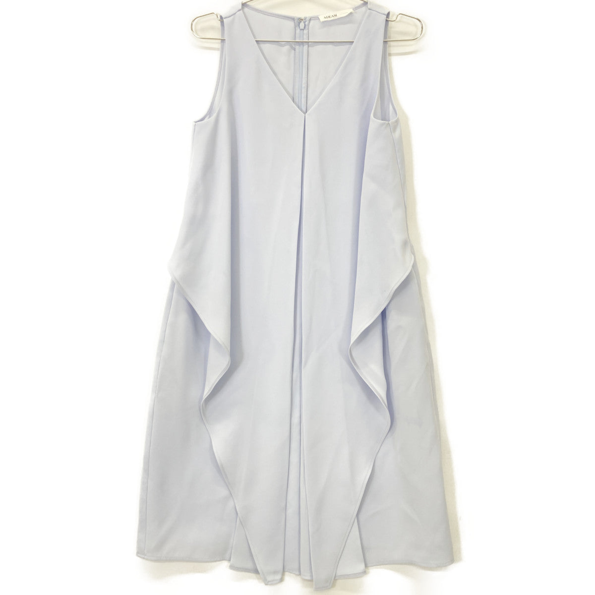 ADEAM 42223 Saxe Blue Layered Design Sleeveless Dress Top
