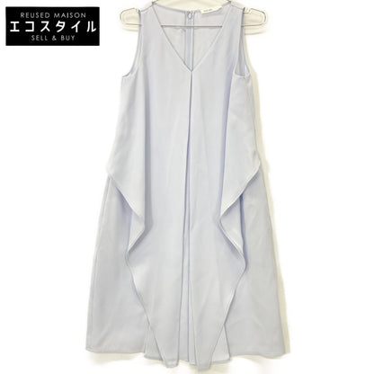 ADEAM 42223 Saxe Blue Layered Design Sleeveless Dress Top