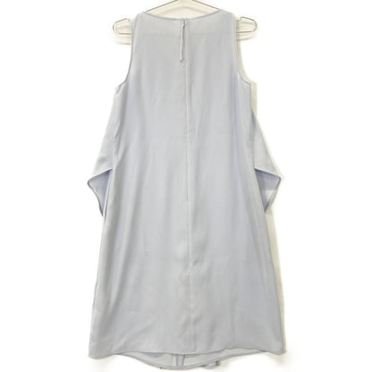 ADEAM 42223 Saxe Blue Layered Design Sleeveless Dress Top