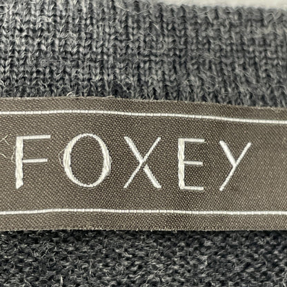 FOXEY 福克斯 26052 灰色 尼龙半身裙 羊毛针织 连衣裙 连衣裙 38 女士