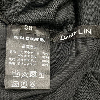 06194 黑色丝绒秋千连衣裙 连衣裙 38 女式