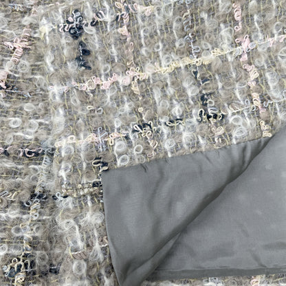 J0144FJ632 24AW 灰色 粗纺圈圈呢 夹克 女士 M