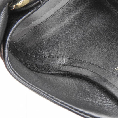 Salvatore Ferragamo サルヴァトーレフェラガモ 美品 レザー ヴァラ ボウ ヒール スライドサンダル シューズ レディース 黒 ブラック 4 シューズ
